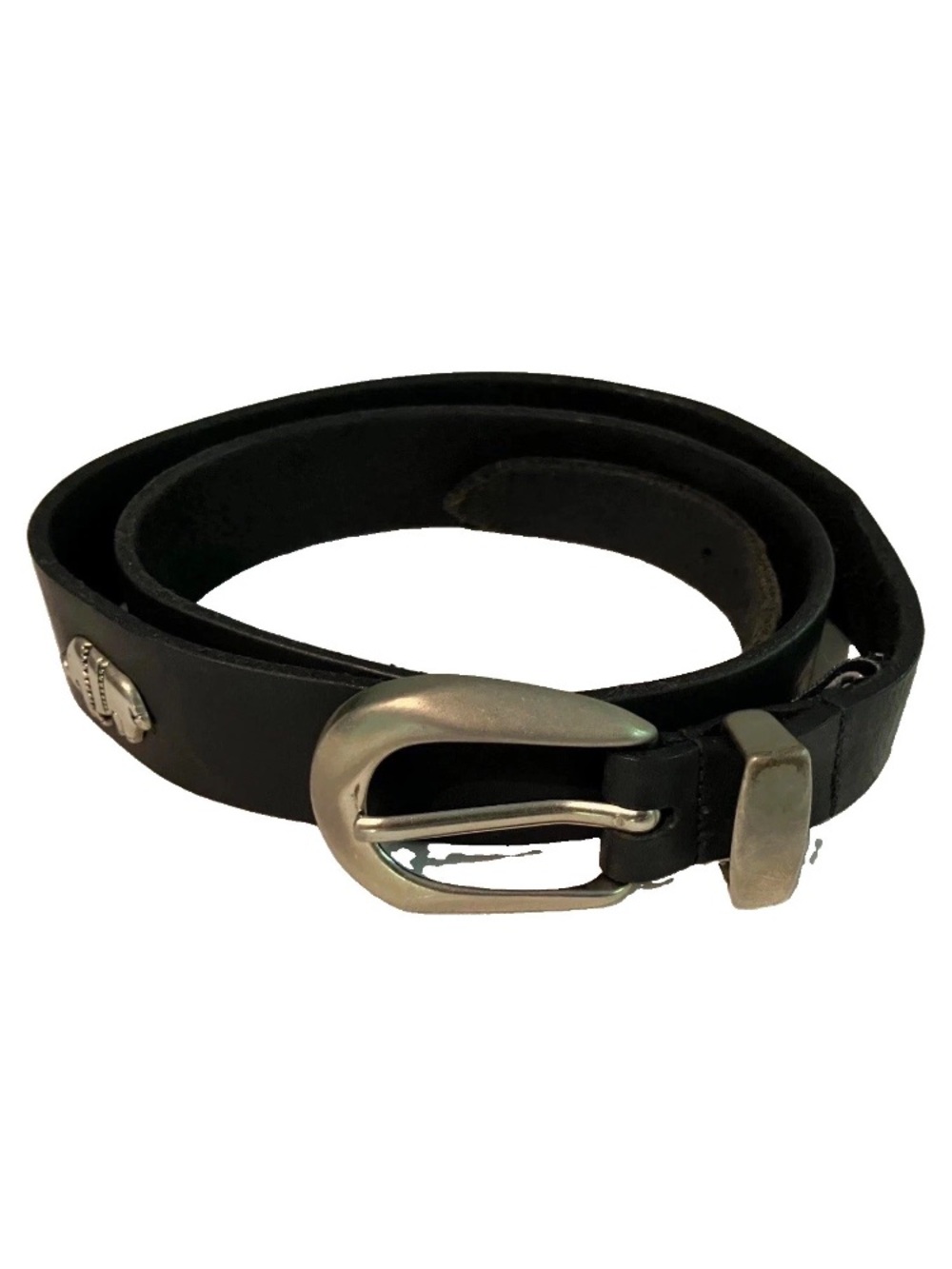 USA CONCHO buckle belt SOUTHWESTERN Native American Indian (Black)